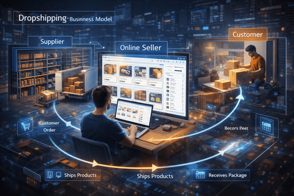 Dropship Tanpa Stok: Cara Bisnis Online Anti Rugi 2026