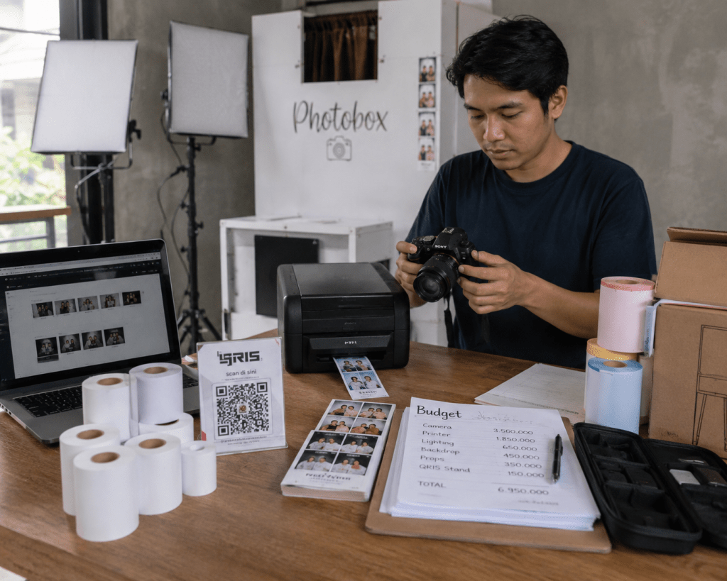 Modal Rp10 Juta Bisnis Photobox 2026, Balik Modal 4 Bulan Viral di TikTok