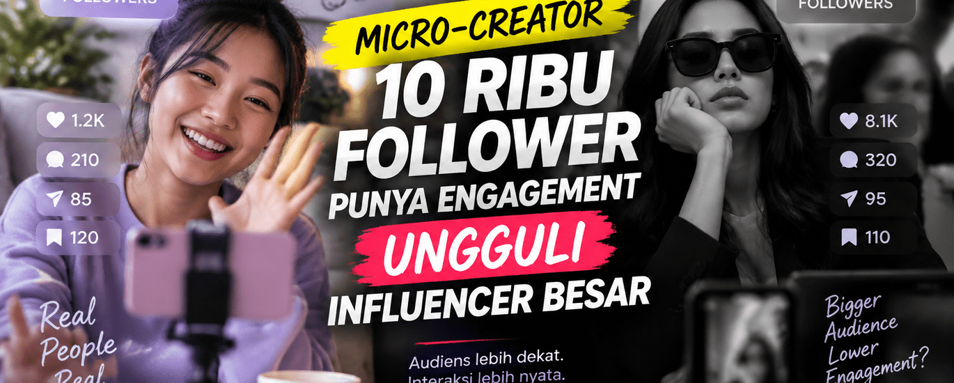 Micro-Creator 10 Ribu Follower Punya Engagement Ungguli Influencer Besar 1 image BizDay Hub