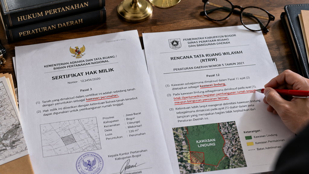 Menaker Sebut Formula UMP 2027 Mengacu UU Baru, Pengusaha Perlu Siap 3 Seseorang membandingkan dua dokumen peraturan ketenagakerjaan yang berbeda menggunakan pena merah di atas meja kerja.